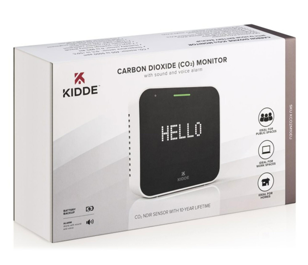 Kidde Inteligentny miernik parametrów powietrza KCO2M10 - 1308609 - zdjęcie 4